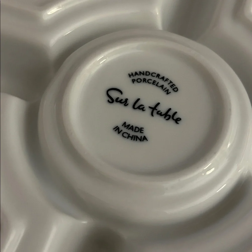 Sur La Table Divided Porcelain Dish